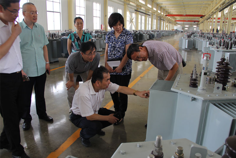 煙臺(tái)經(jīng)信委領(lǐng)導(dǎo)一行到我公司交流考察